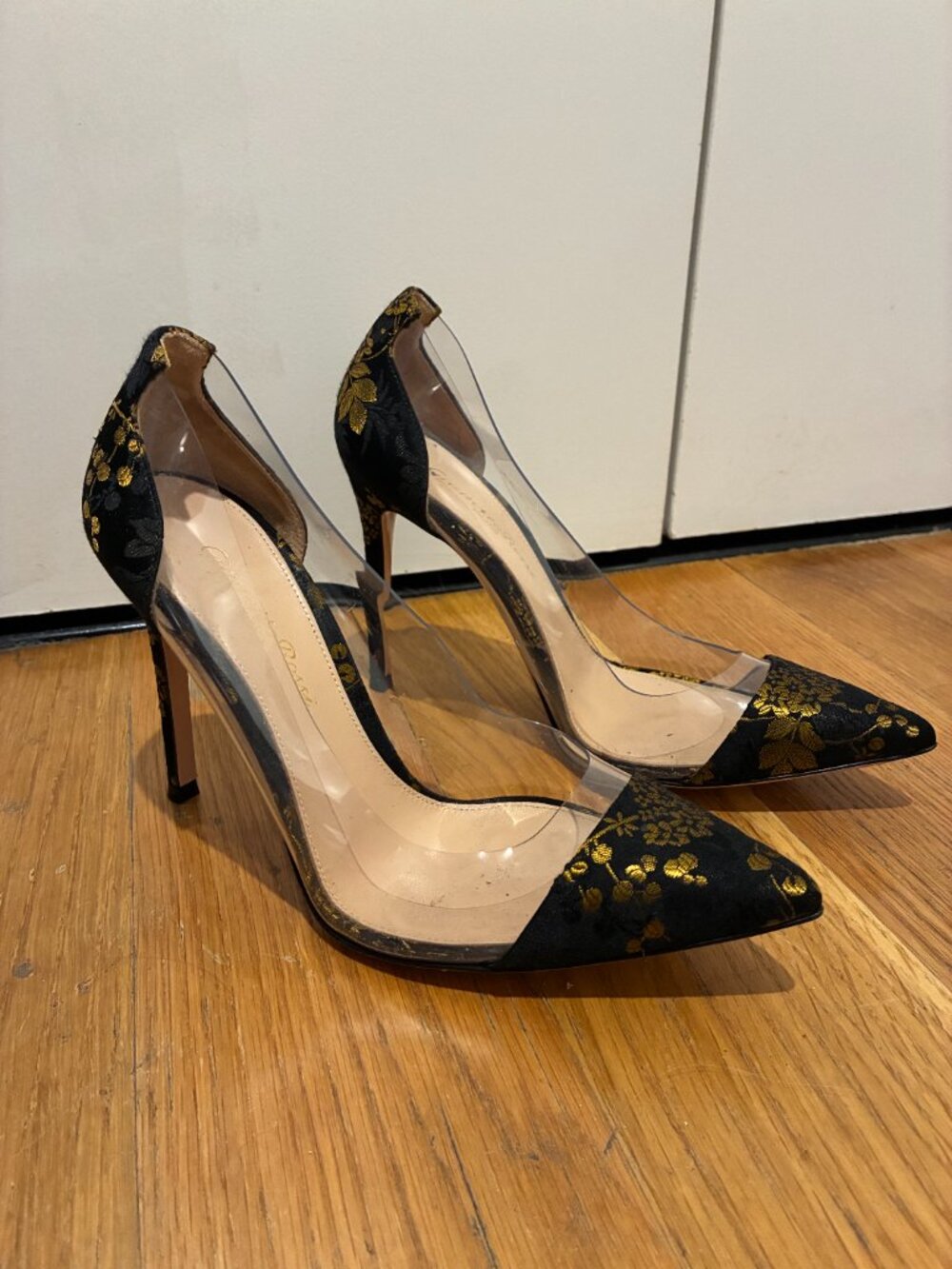 Gianvito Rossi Plexi 105mm pumps